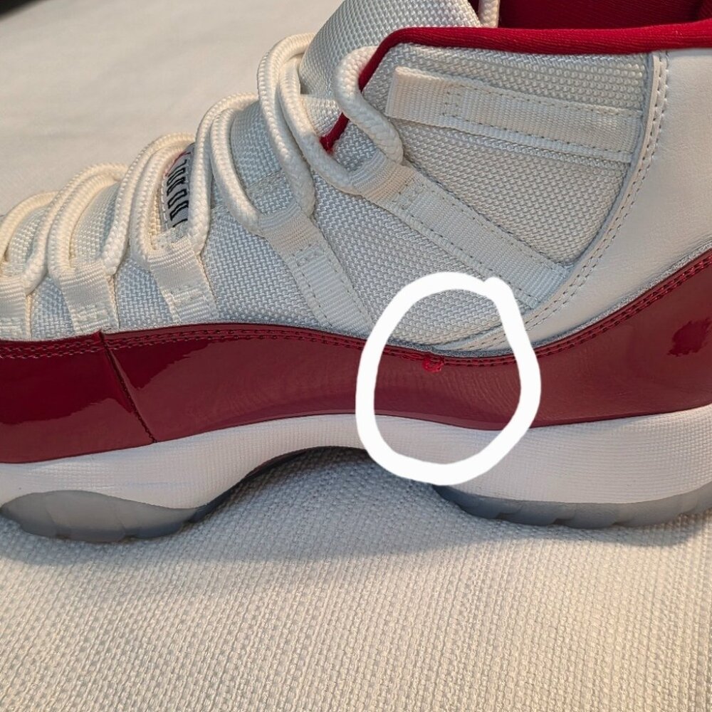Nike Air Jordan 11 Retro "Cherry" Varsity Red White Men’s Size 9.5 CT8012-116 - Picture 6 of 16